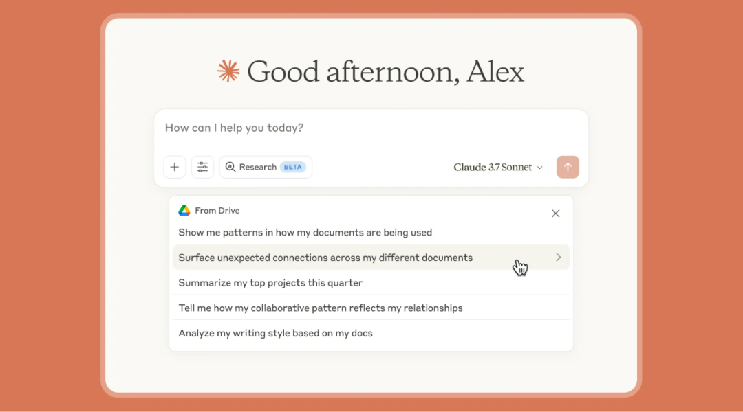 Claude 推出高级 Research 功能,并深度集成 Google Workspace