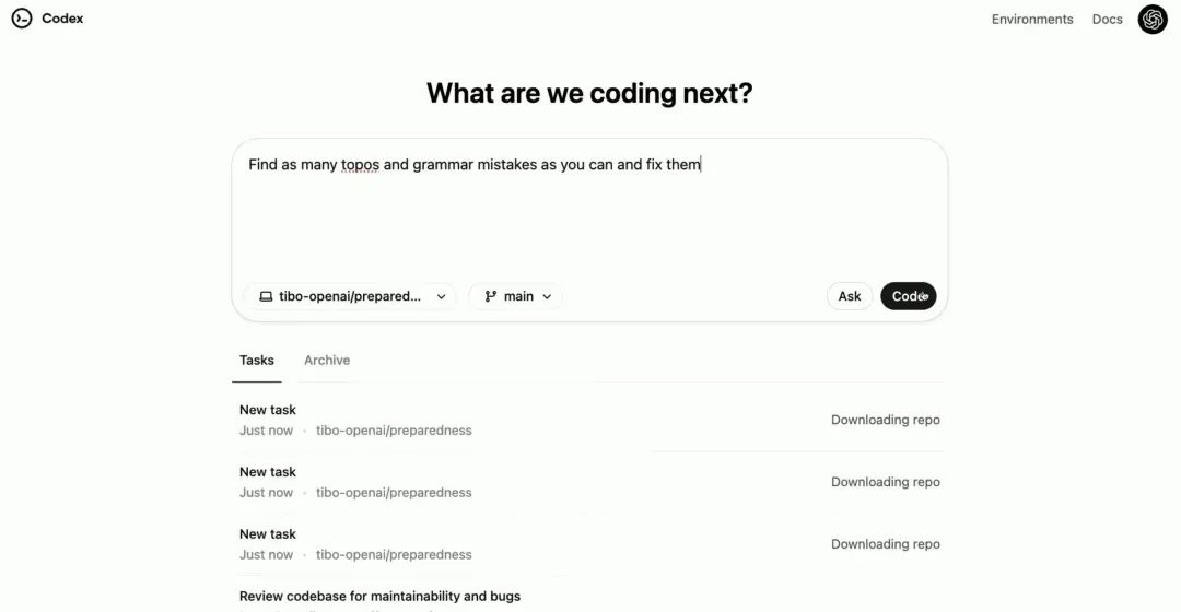OpenAI Codex:当软件工程遇上「会思考」的云端协作者