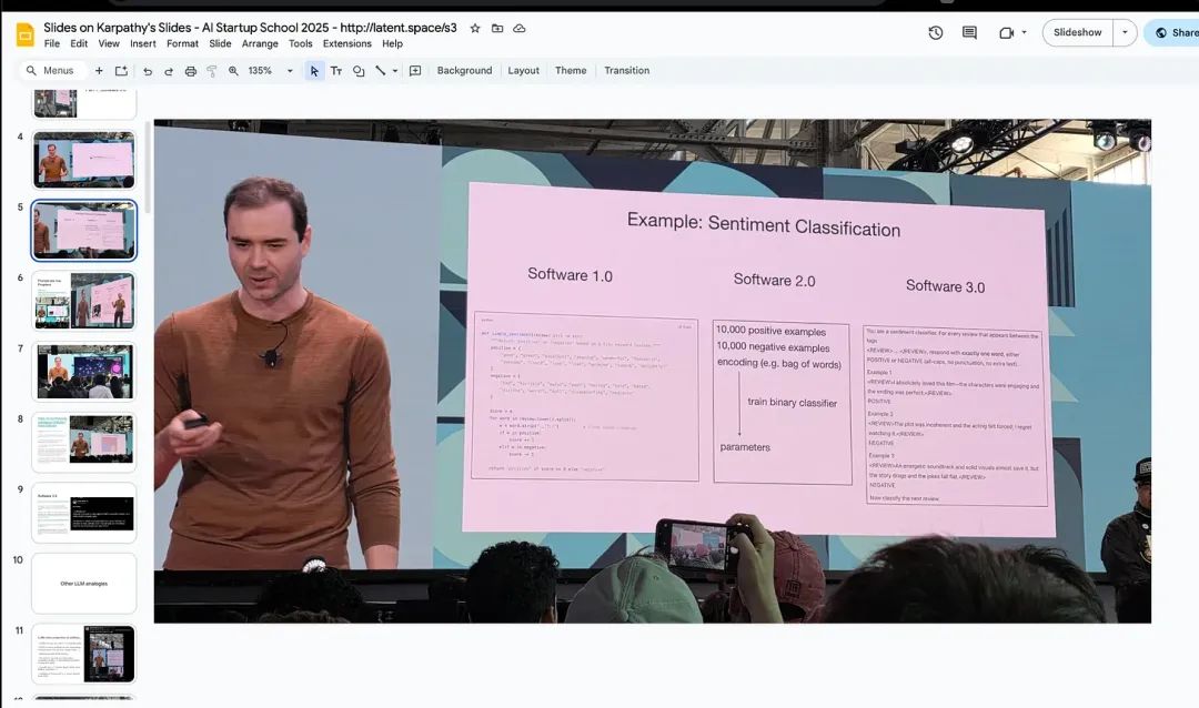 YC AI 创业营第一天，Andrej Karpathy 的演讲刷屏了