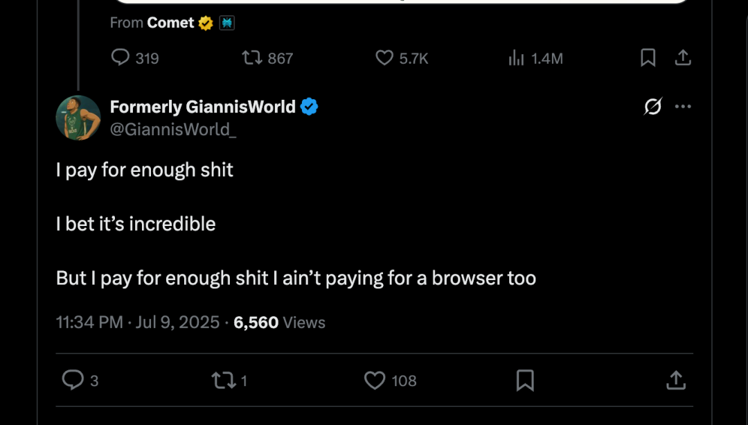 月费200刀的AI浏览器，Perplexity Comet的真实体验如何？