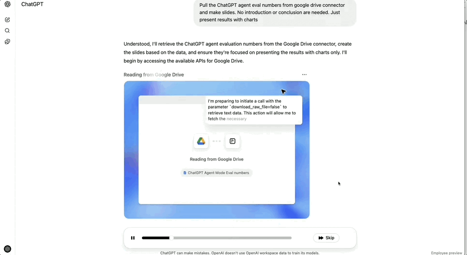 重磅!OpenAI深夜发布ChatGPT Agent:AI打工人正式上线「附发布会全程视频」
