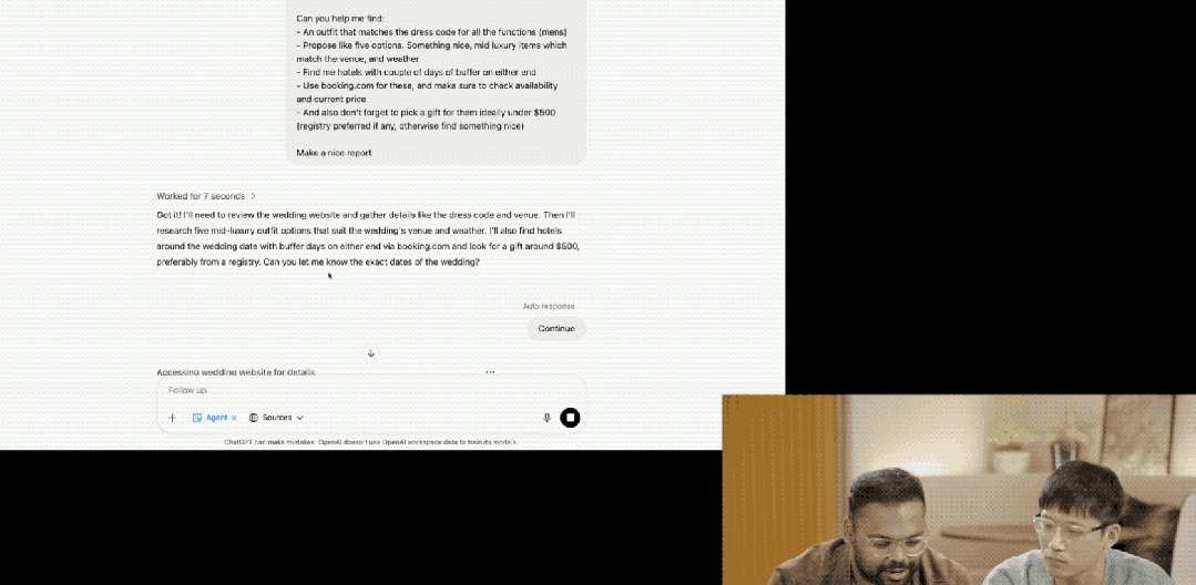 刚刚,OpenAI 发布了自己的 Agent模式,Manus Style