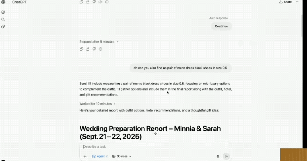 刚刚,OpenAI 发布了自己的 Agent模式,Manus Style